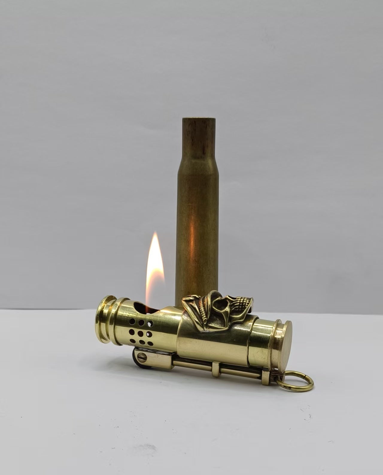Custom Bullet Shell Lighter – Personalized Gift for Men, Veterans & Fire Enthusiasts