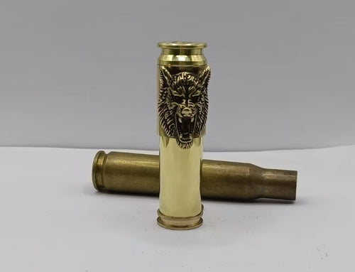 Custom Bullet Shell Lighter – Personalized Gift for Men, Veterans & Fire Enthusiasts